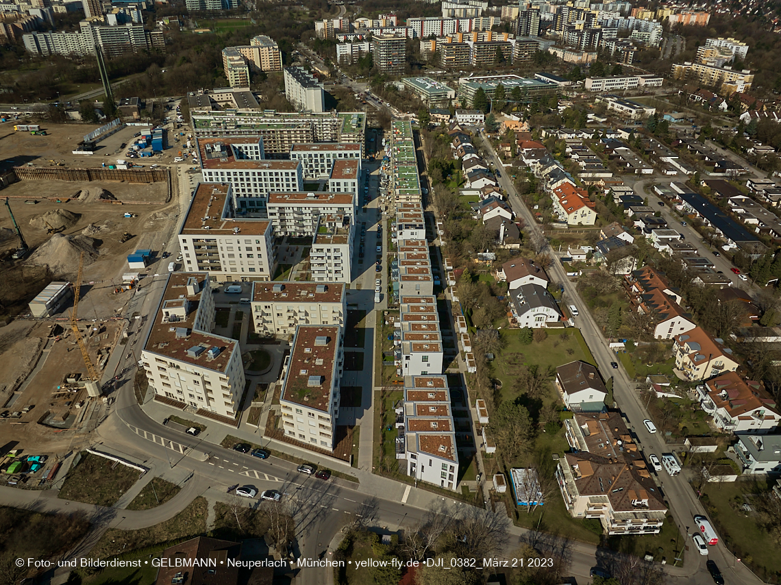 22.03.2023 - Baustele und Wohnanlage Alexisquartier